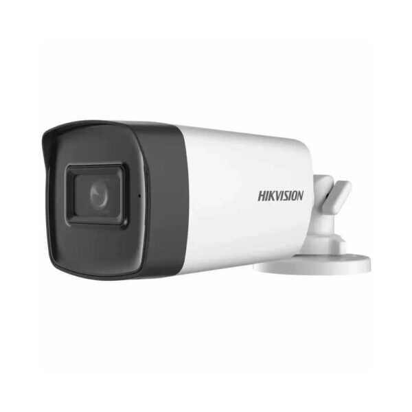 CAMARA DE SEGURIDAD HIKVISION ANALOGA 5MP. PLASTIC BULLET. IP67. BUILT-IN MICROPHONE